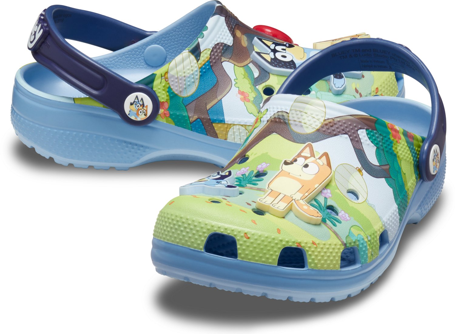 Crocs Kids' Bluey Classic Clogs - view number 3
