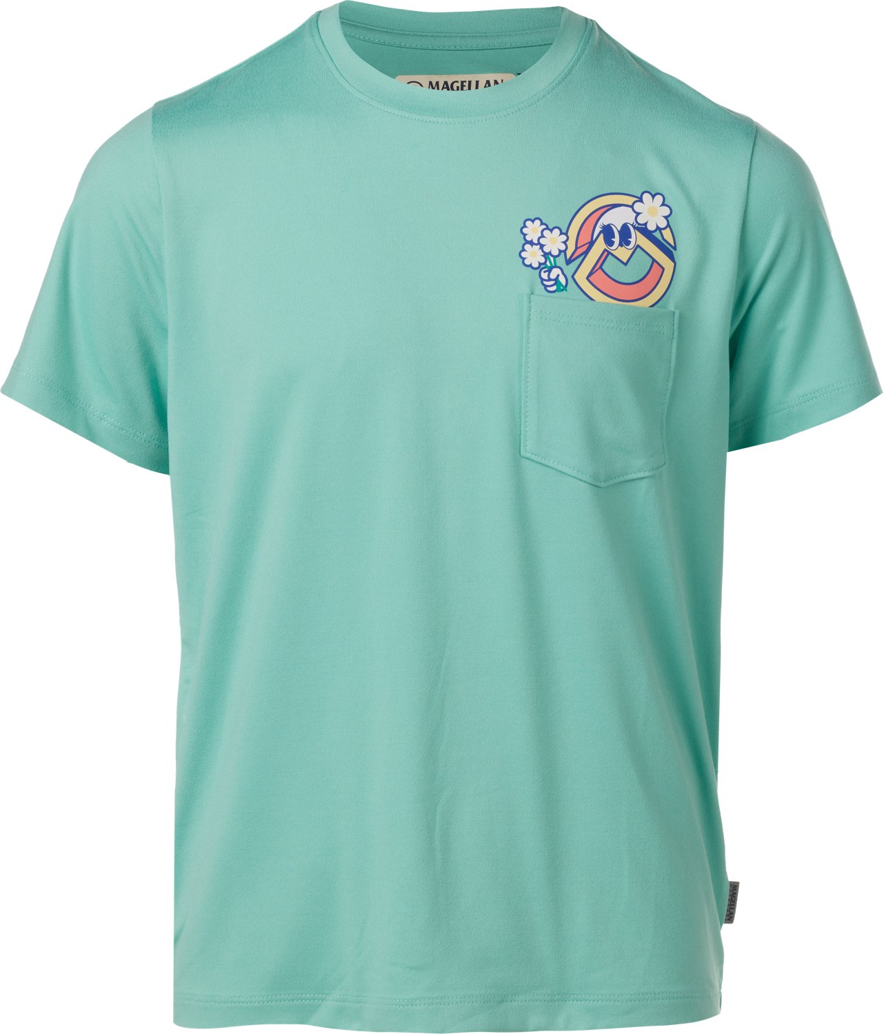 Magellan Outdoors Girls' Catch & Release Flower Graphic T-shirt                                                                  - view number 2