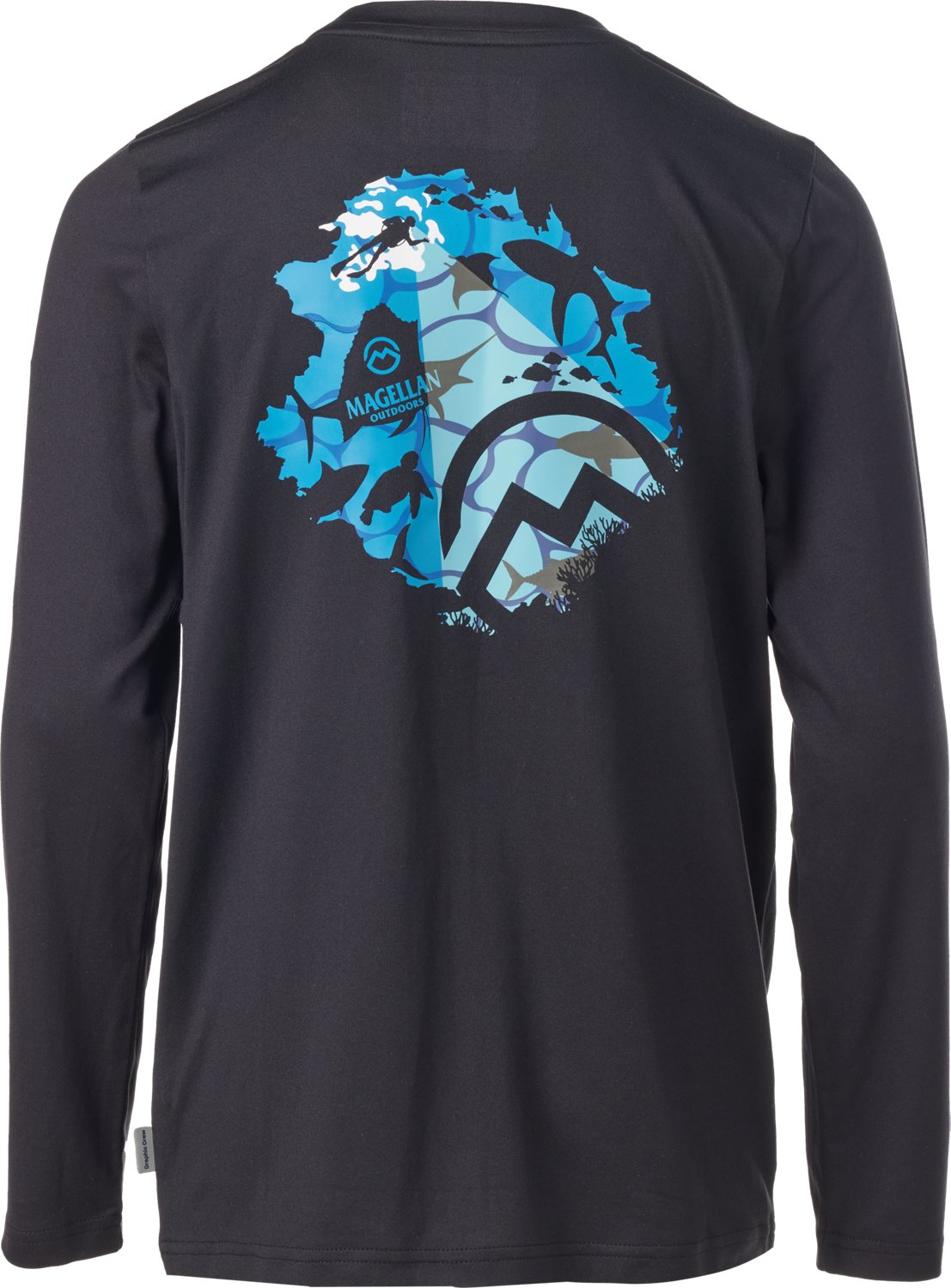 Magellan Outdoors Boys' Underwater Sailfish Long Sleeve Graphic T-shirt