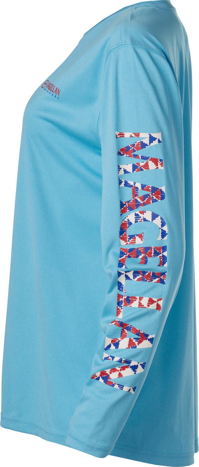 Magellan Women's Caddo Lake Logo Long Sleeve T-shirt                                                                             - view number 4