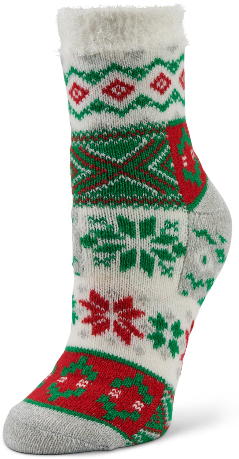 Magellan Outdoors Holiday Nordic Patchwork Crew Socks  - view number 2