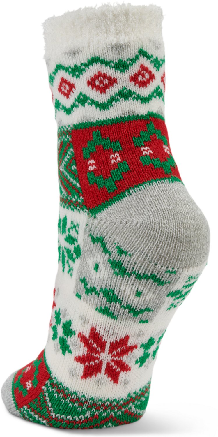 Magellan Outdoors Holiday Nordic Patchwork Crew Socks  - view number 3