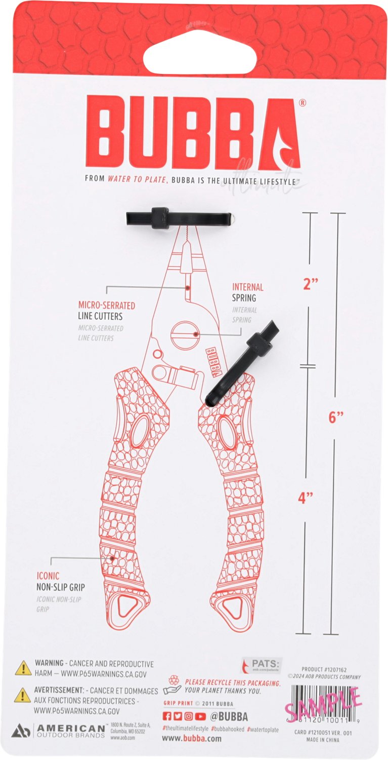 Bubba 6 in Stainless Steel Split Ring Pliers - view number 5