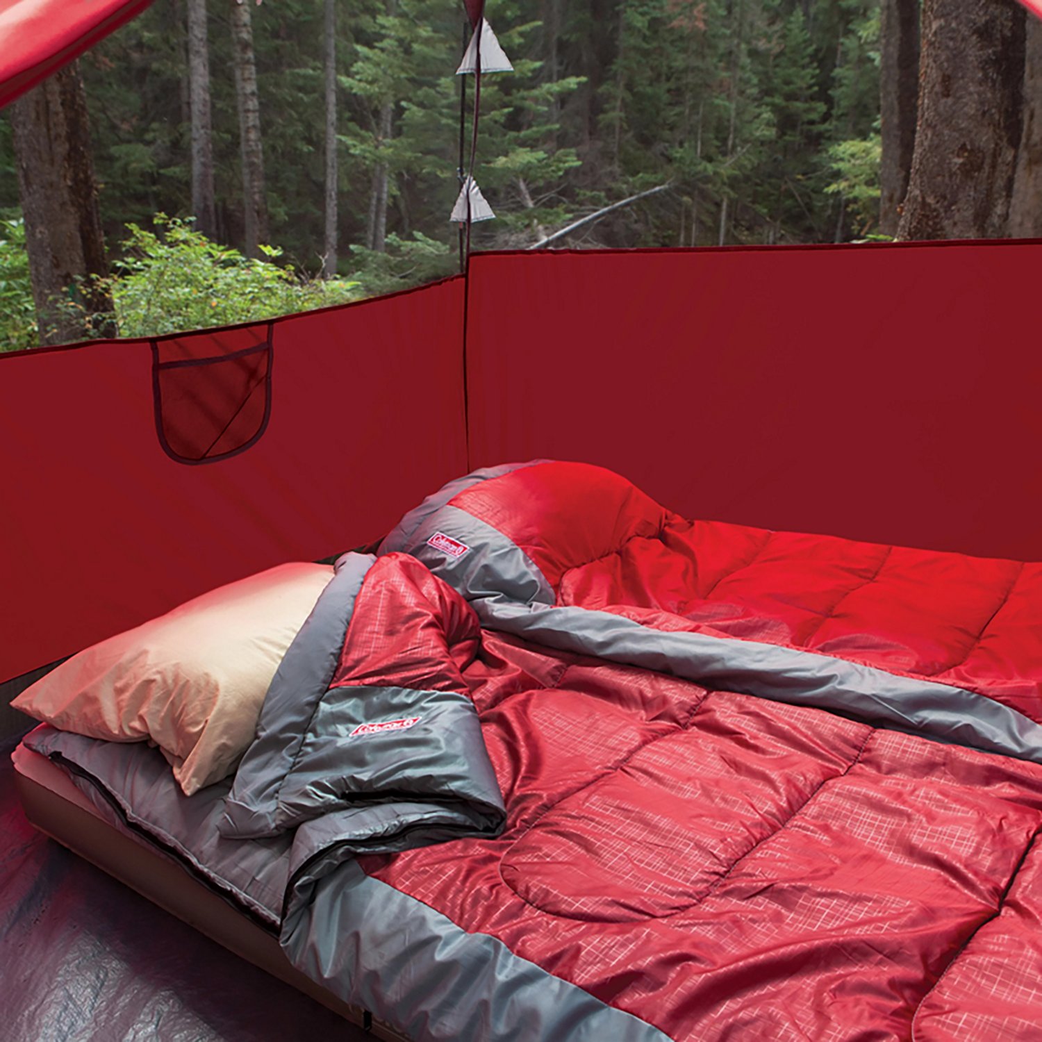 Coleman Flatwoods II 4-Person Lightweight Dome Camping Tent                                                                      - view number 6