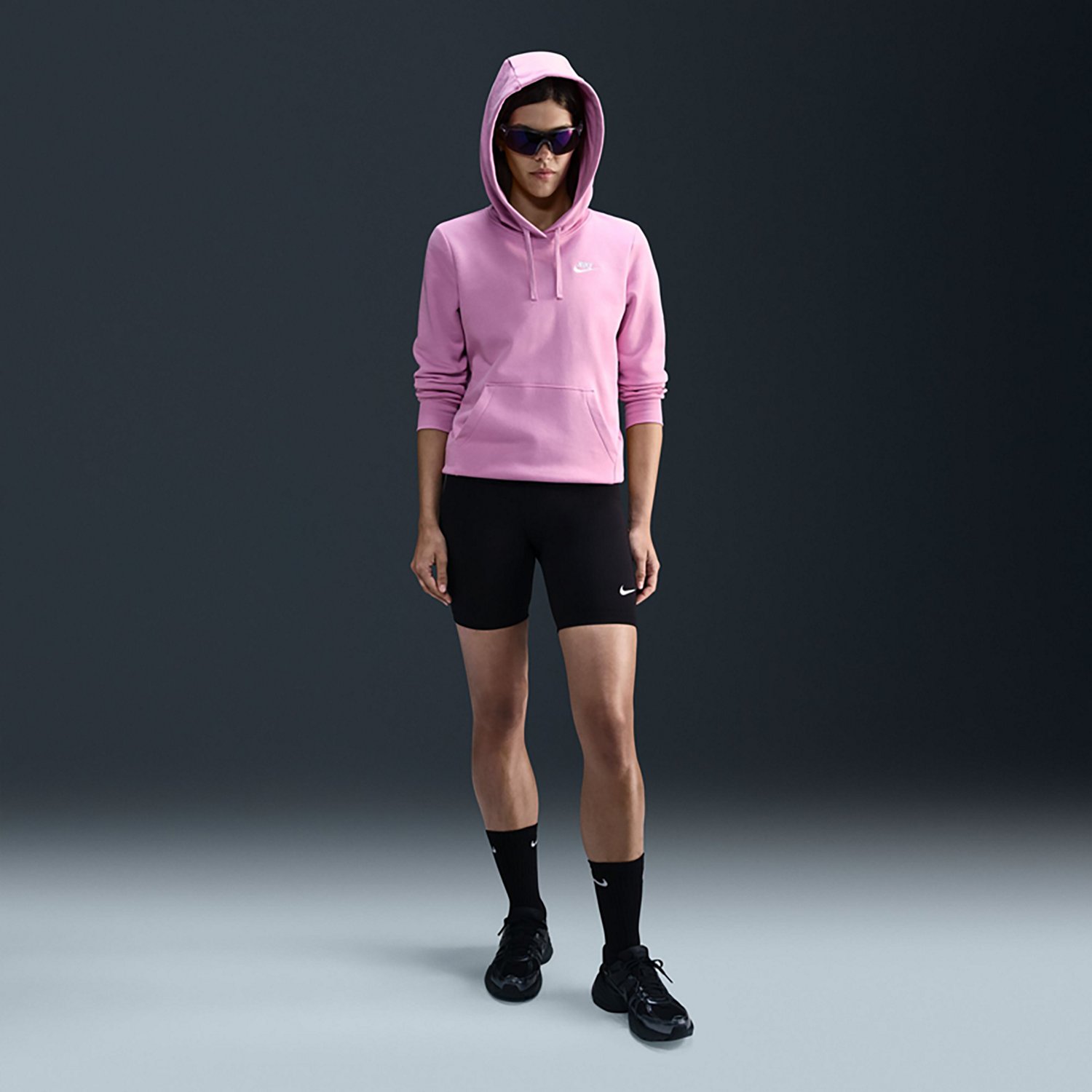 Nike Women s Club Fleece Pullover Hoodie Academy