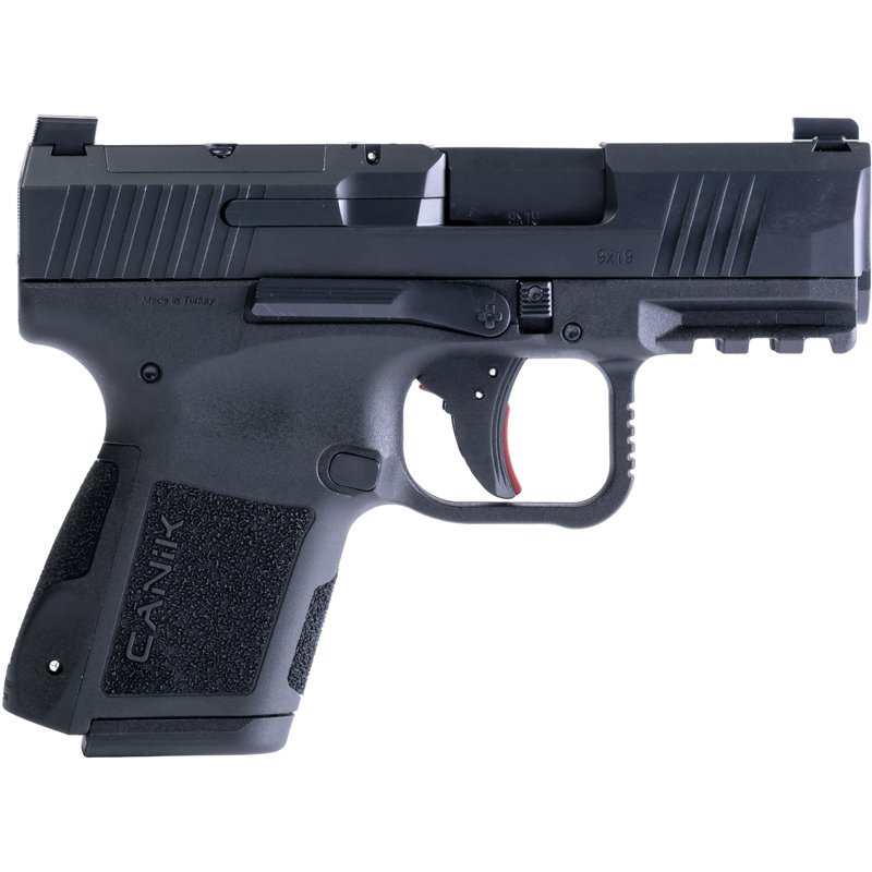 CANiK Mete MC9 Semi-Auto Pistol - Ambidextrous - Cerakote over Nitride - Black - 10 + 1