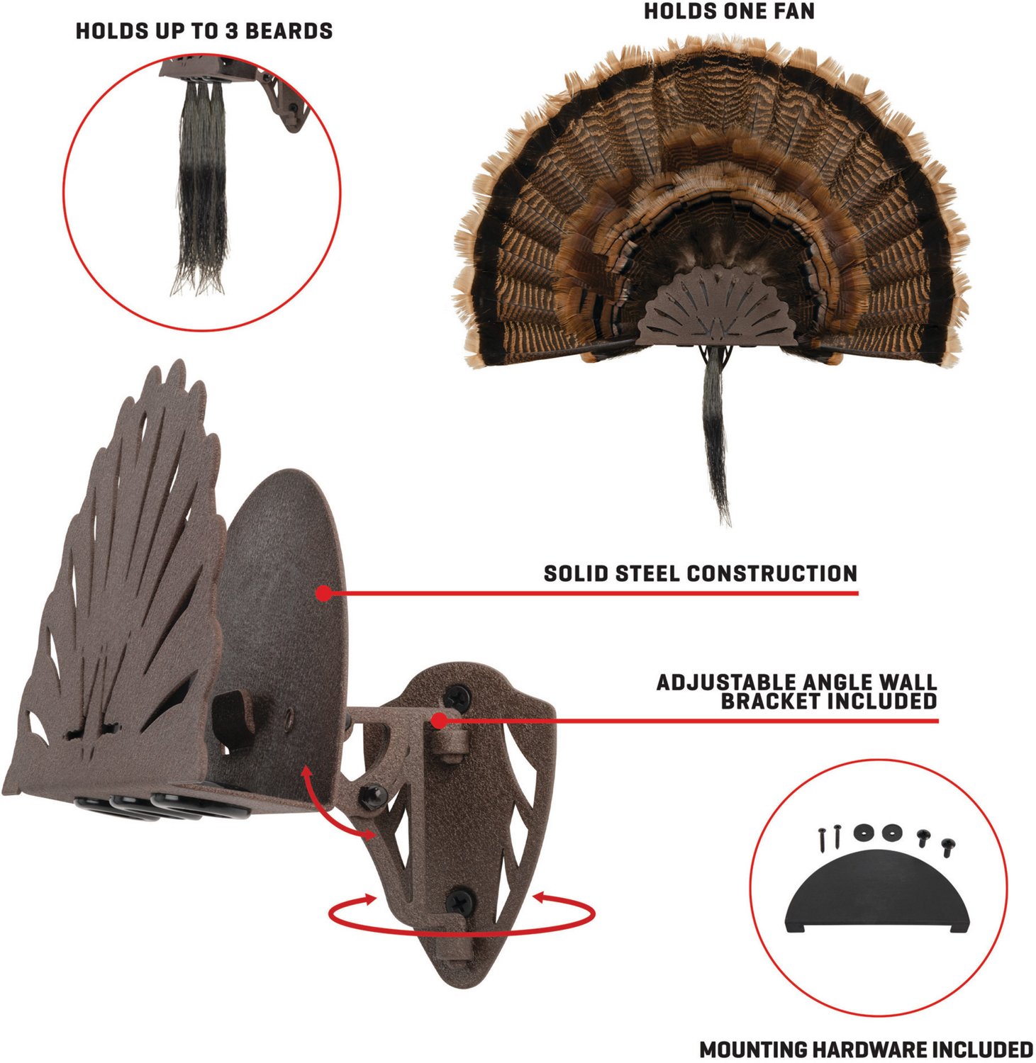 Allen Company EZ Mount Turkey Fan Display                                                                                        - view number 3