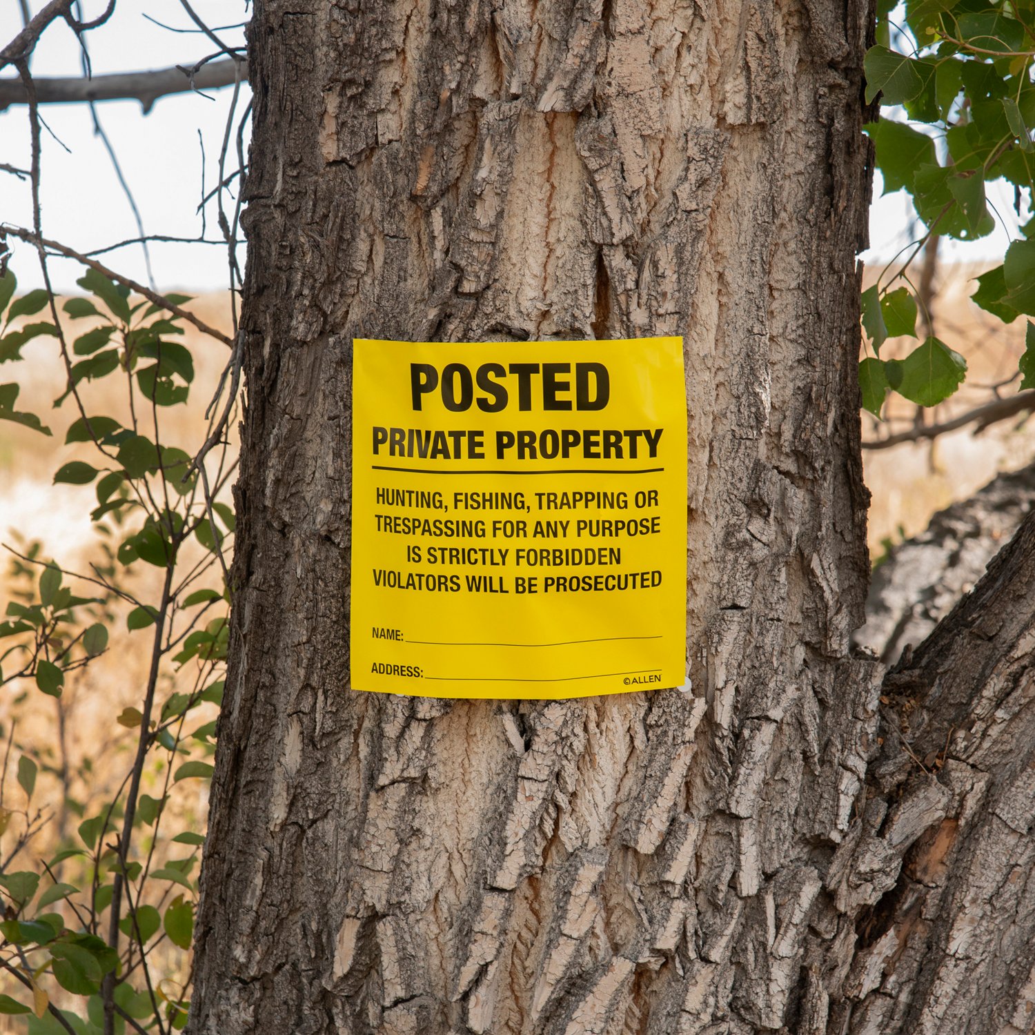 Allen Company Posted No Trespassing Signs 12-Pack                                                                                - view number 2