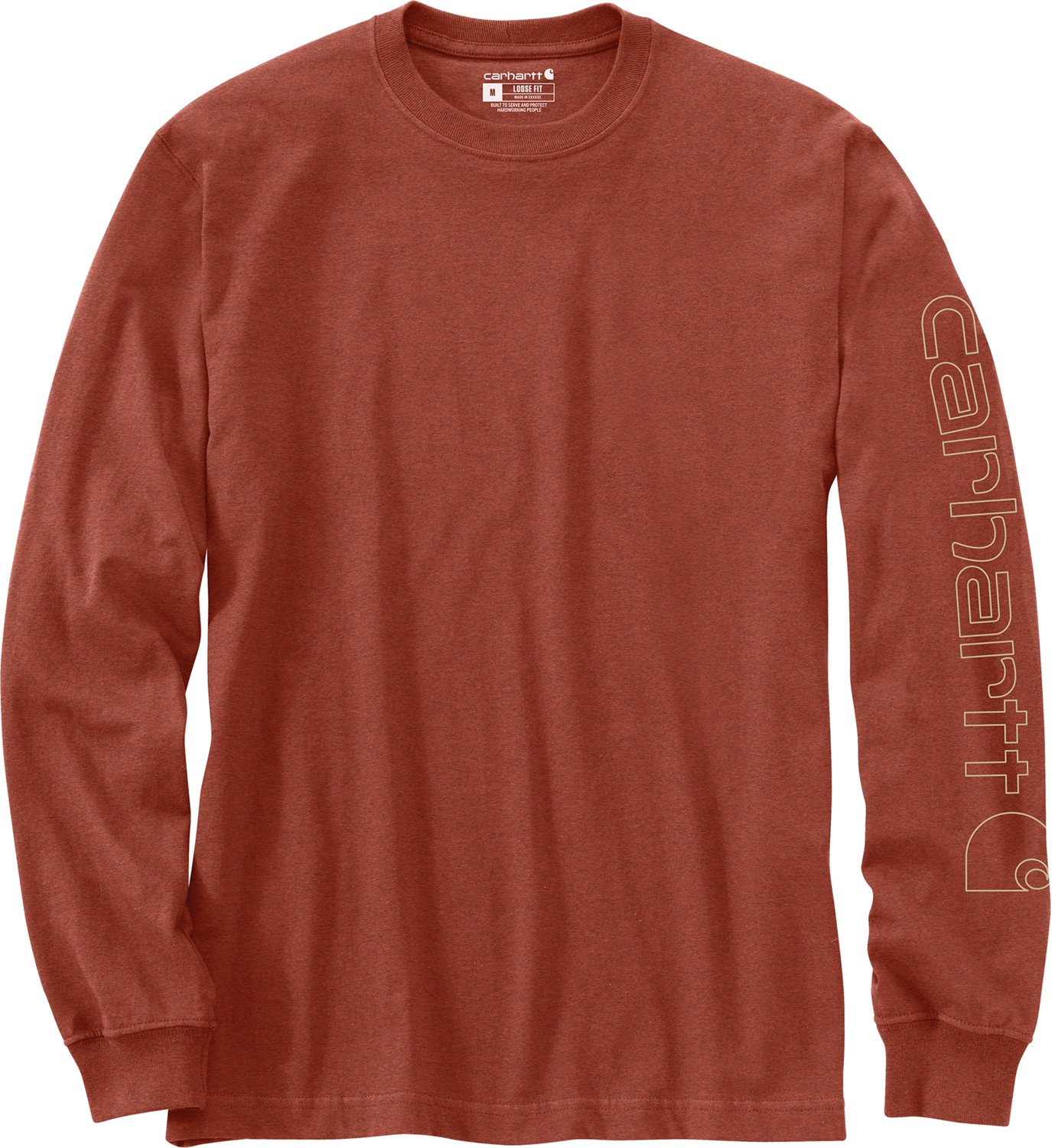 Carhartt Men's Long Sleeve Graphic Logo T-shirt                                                                                  - view number 1