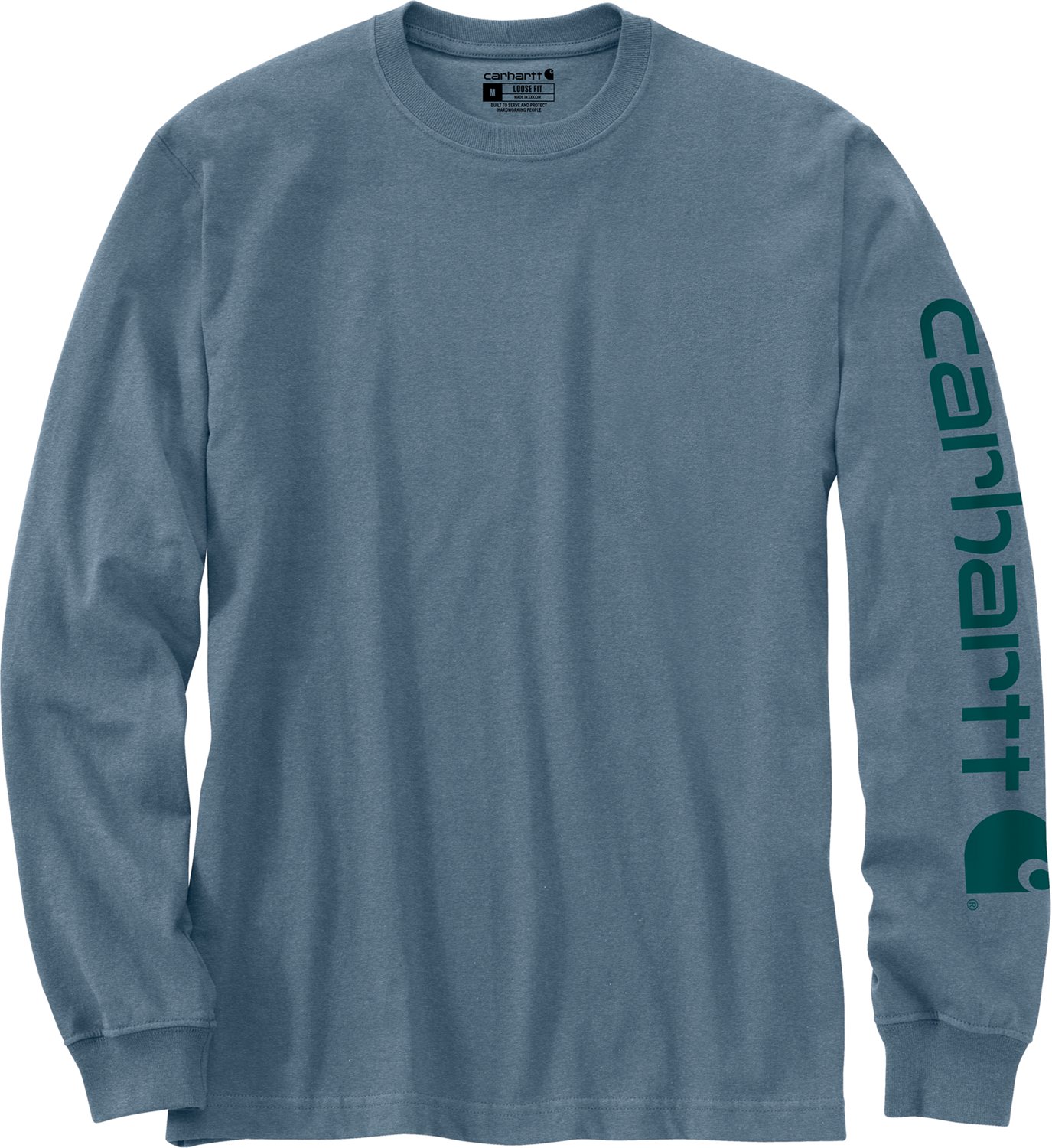 Carhartt Men's Long Sleeve Graphic Logo T-shirt                                                                                  - view number 2