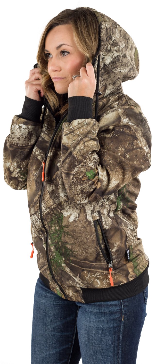 Gobi Heat Women’s Shadow 3-Zone Heated Hunting Hoodie Jacket                                                                   - view number 3
