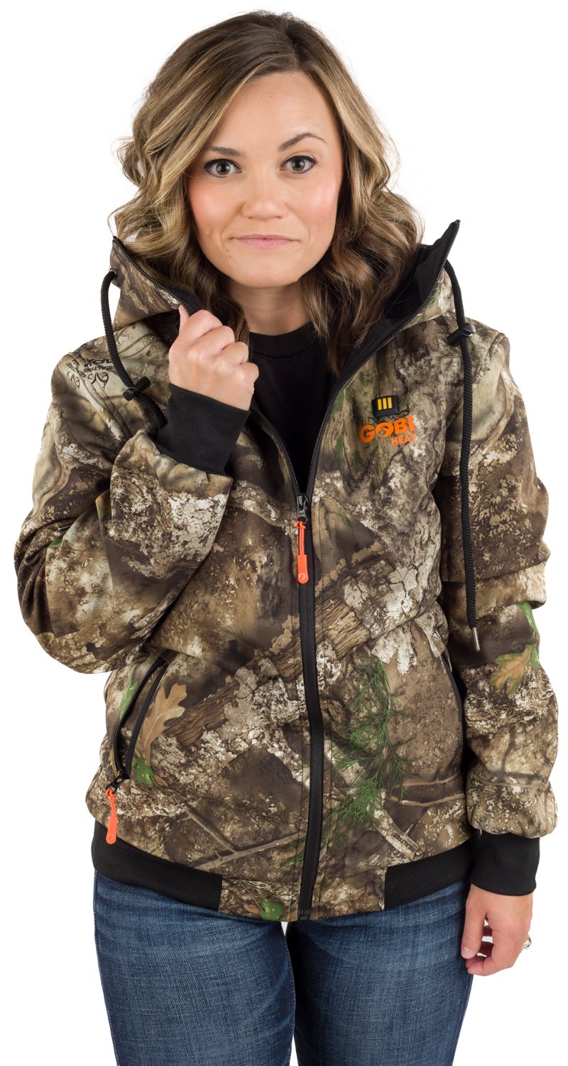 Gobi Heat Women’s Shadow 3-Zone Heated Hunting Hoodie Jacket                                                                   - view number 4