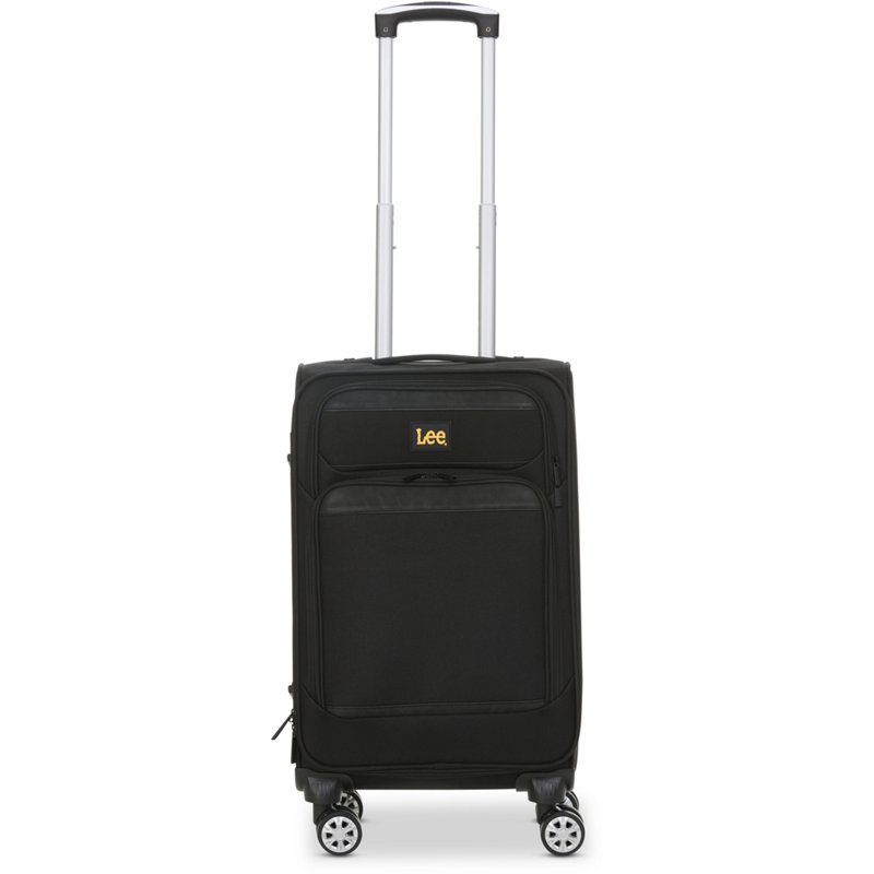 Lee 21-inch and 28-inch Soft Side 2-Piece Rolling Luggage Set Black - Lanyards at Academy Sports