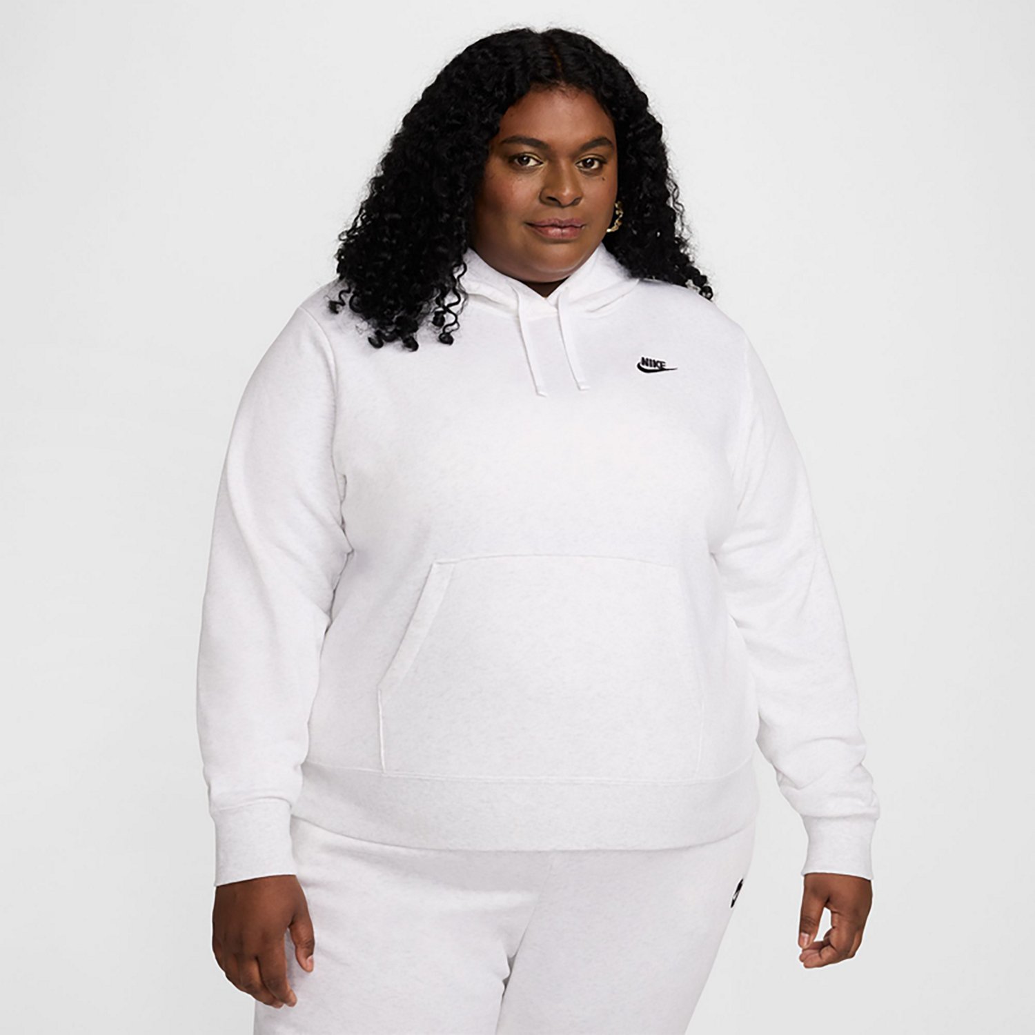 Nike Women s Plus Club Fleece Pullover Hoodie Academy