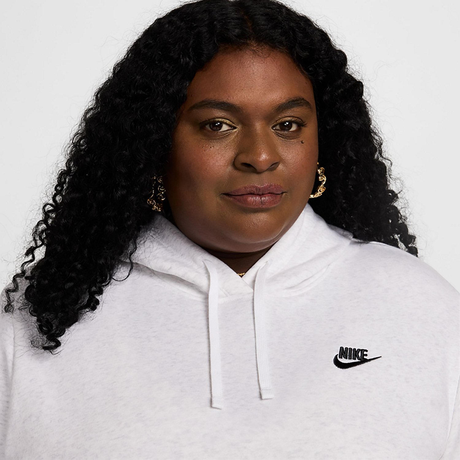 Nike Women's Plus Club Fleece Pullover Hoodie - view number 3