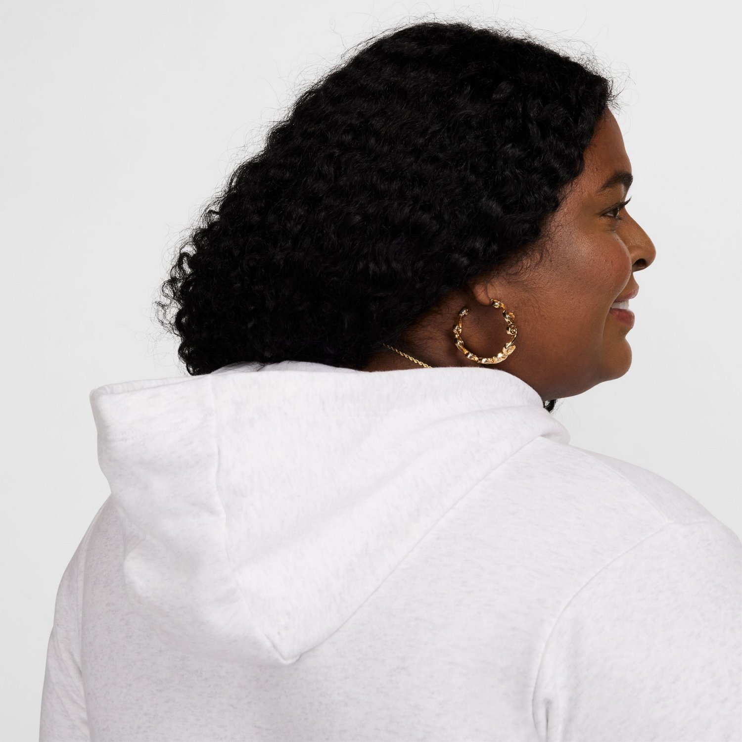 Nike Women's Plus Club Fleece Pullover Hoodie - view number 7