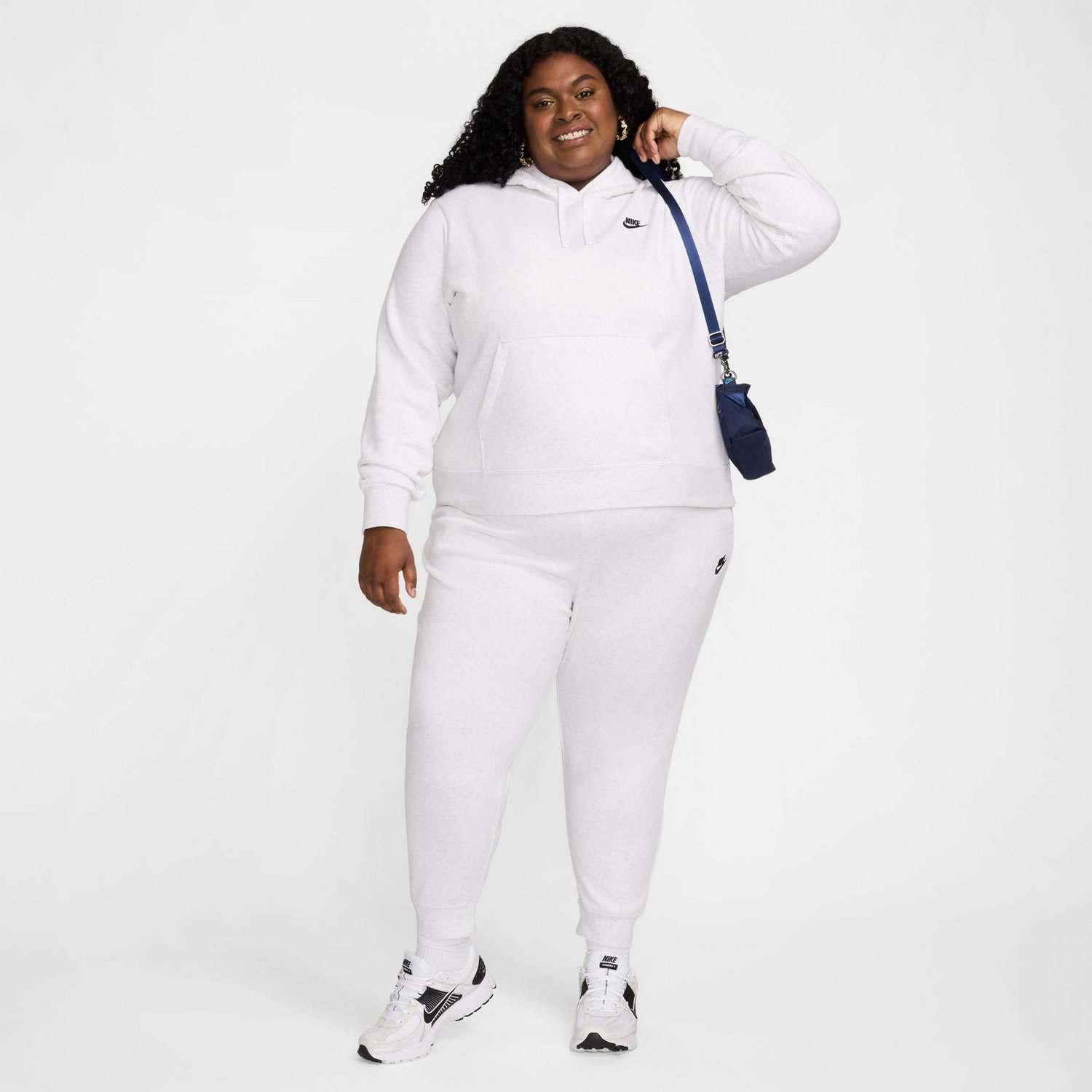 Nike Women's Plus Club Fleece Pullover Hoodie - view number 8