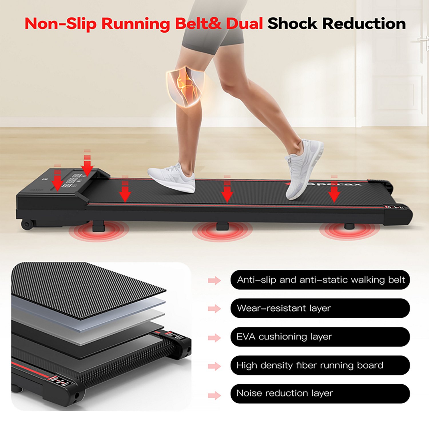 Sperax Walking Pad Under Desk Treadmill                                                                                          - view number 5