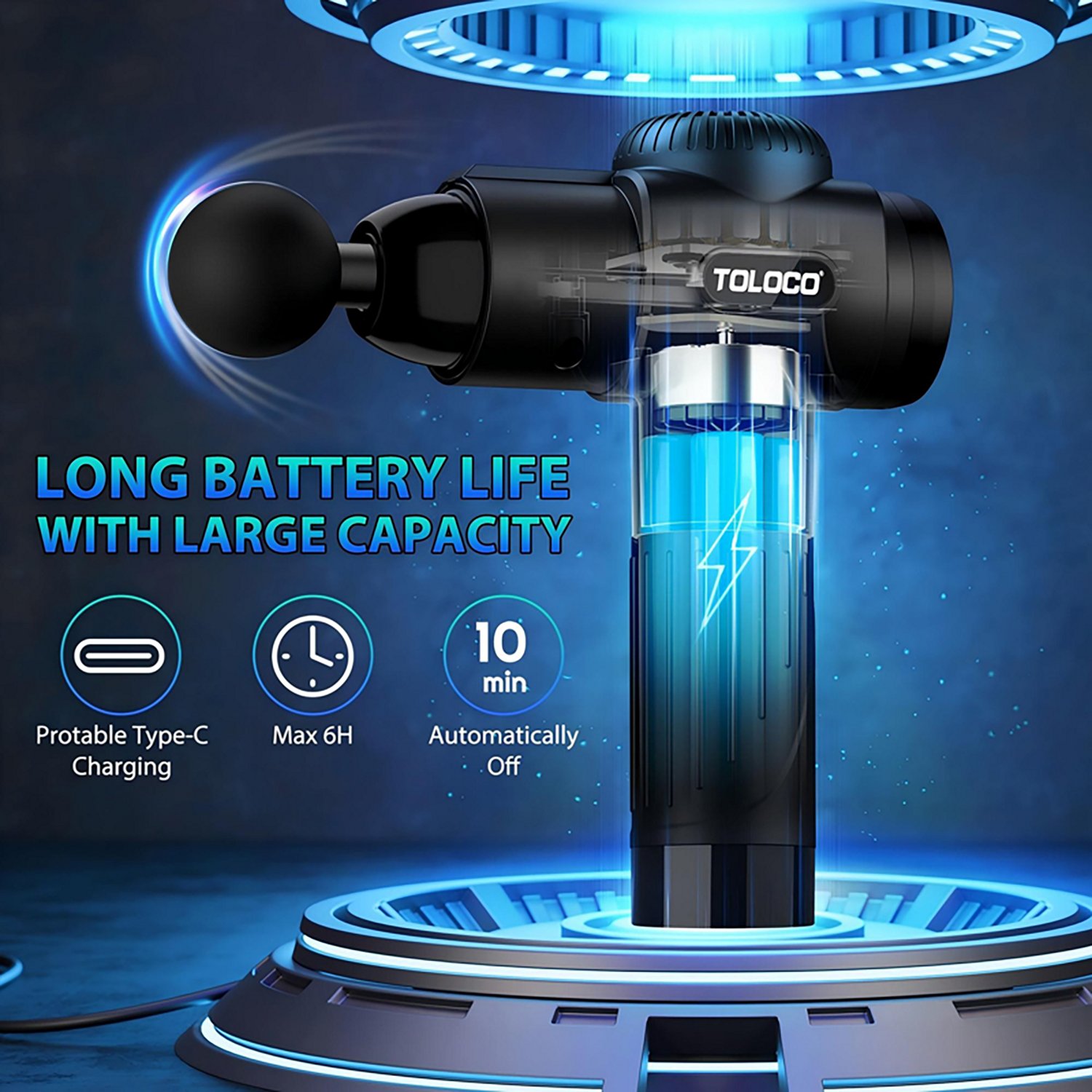 TOLOCO Massage Gun                                                                                                               - view number 4