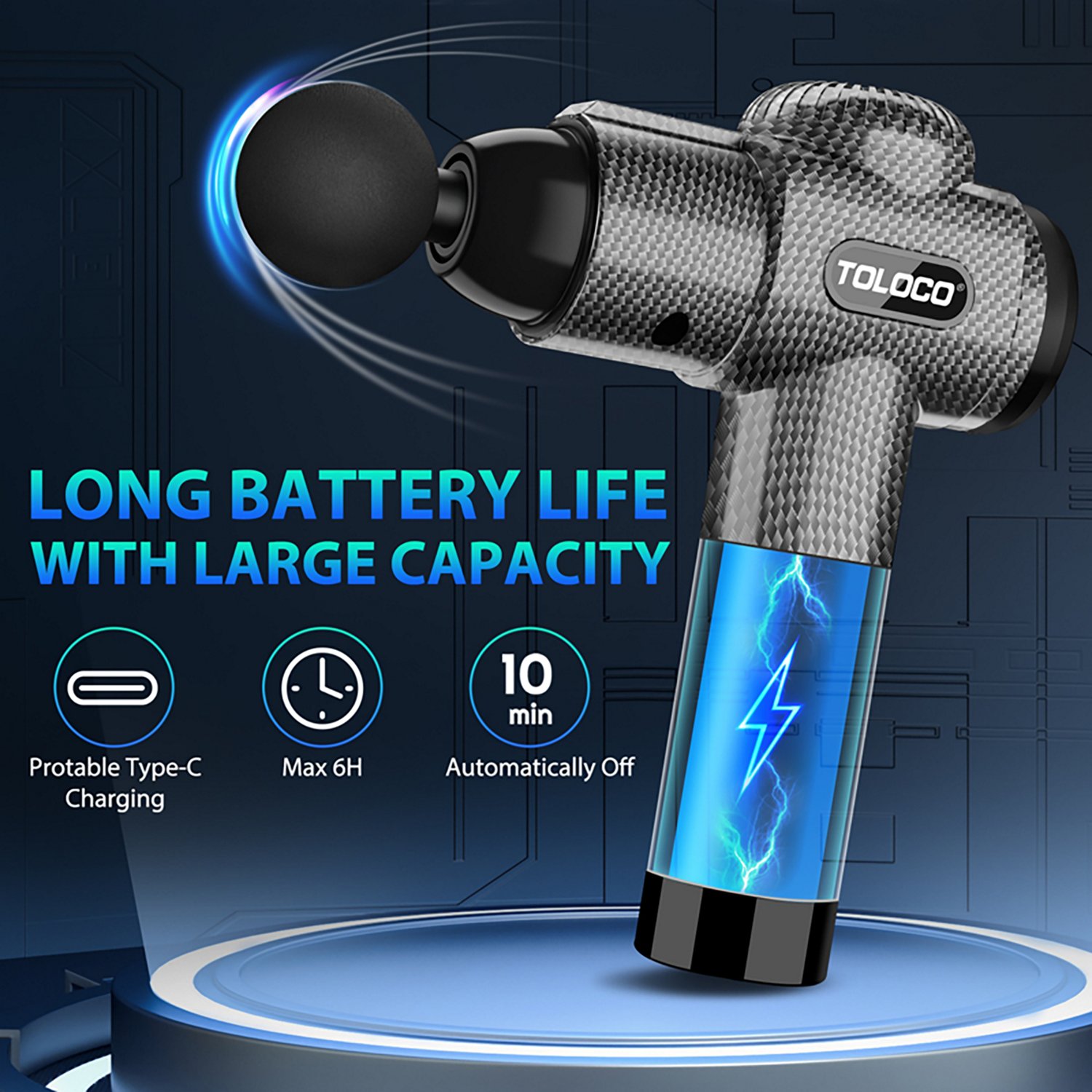 TOLOCO Massage Gun                                                                                                               - view number 3