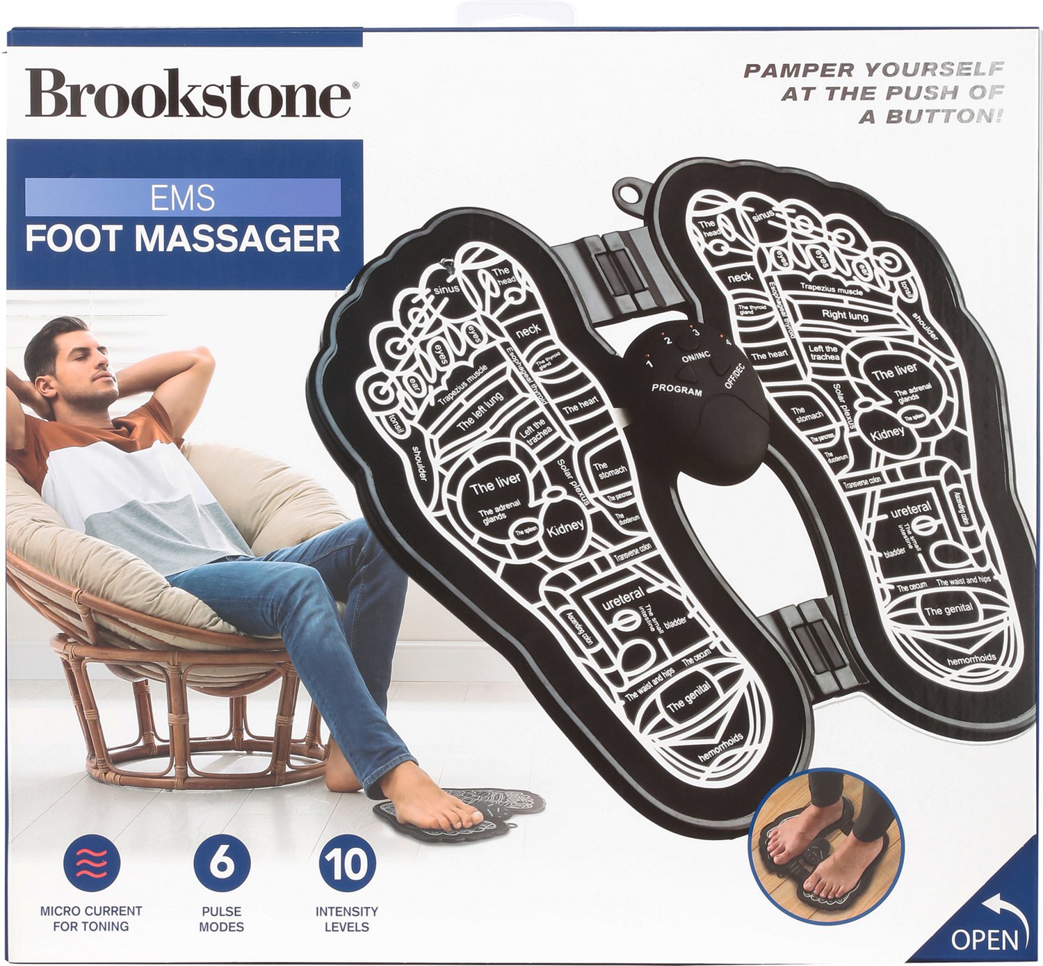 Brookstone EMS Foot Massager                                                                                                     - view number 4