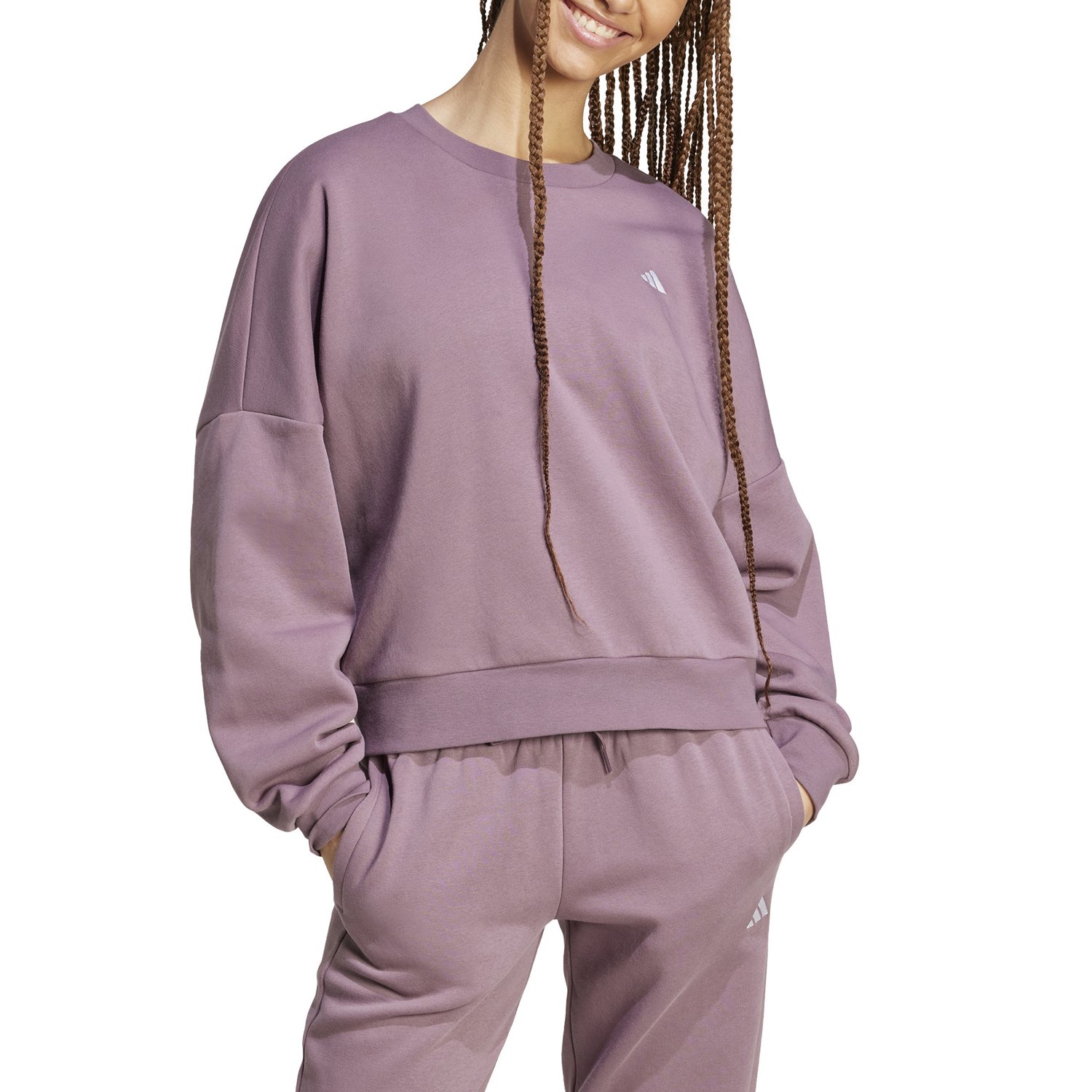 adidas Women's Essentials Feel Cozy Sweatshirt - view number 6