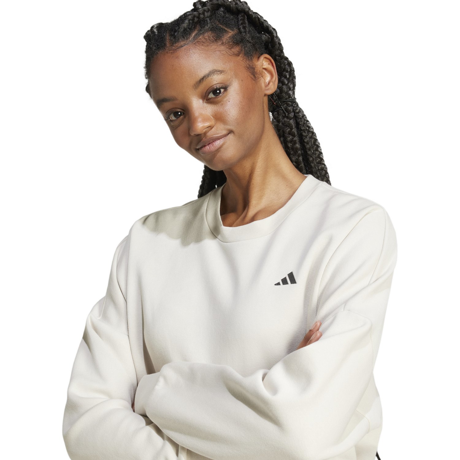 adidas Women's Essentials Feel Cozy Sweatshirt - view number 4