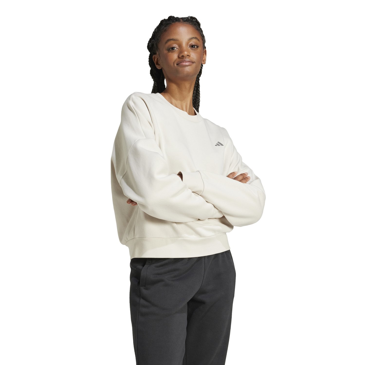 adidas Women's Essentials Feel Cozy Sweatshirt - view number 5