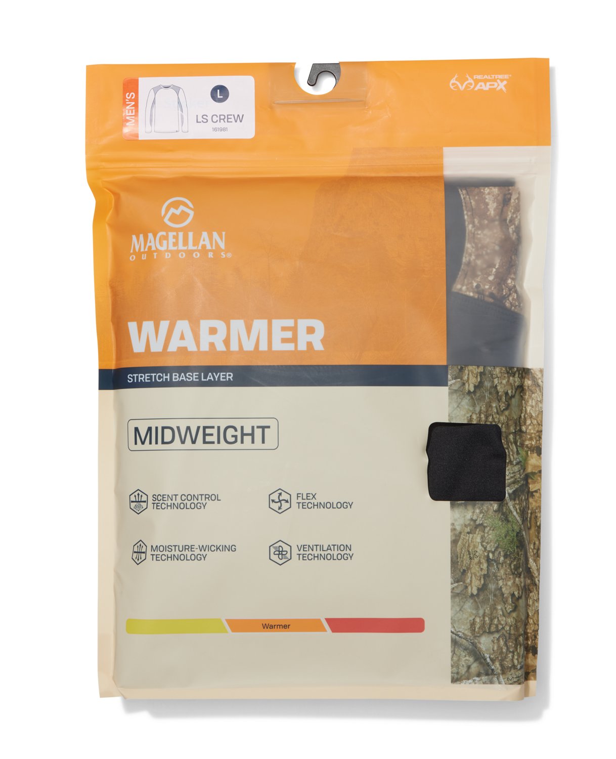 Magellan Outdoors Men’s Blackout 2.0 Base Layer Long-Sleeve Top - view number 3