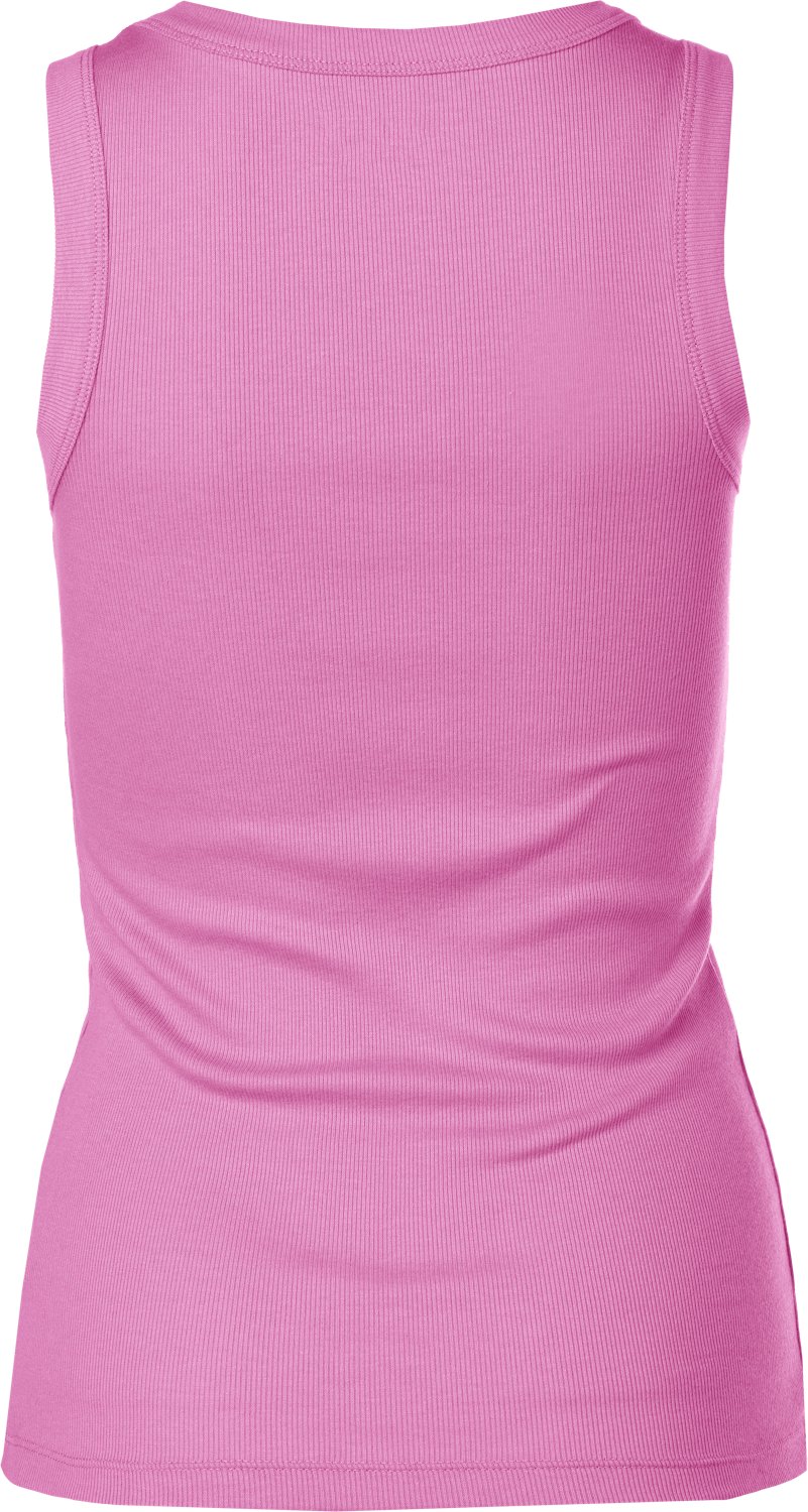 BCG Women's Sign High Neck Solid Rib Tank Top - view number 2