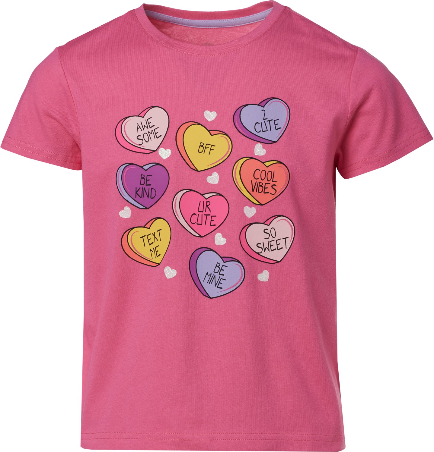 BCG Girls' Lifestyle Valentines Heart Graphic T-shirt - view number 1