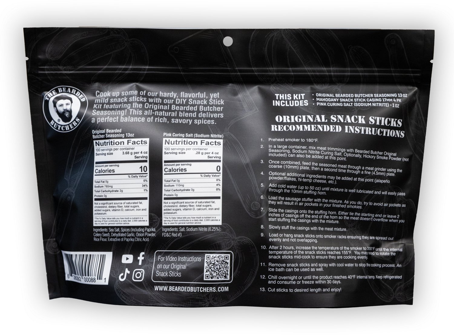 The Bearded Butchers Original Snack Sticks DIY Kit                                                                               - view number 2