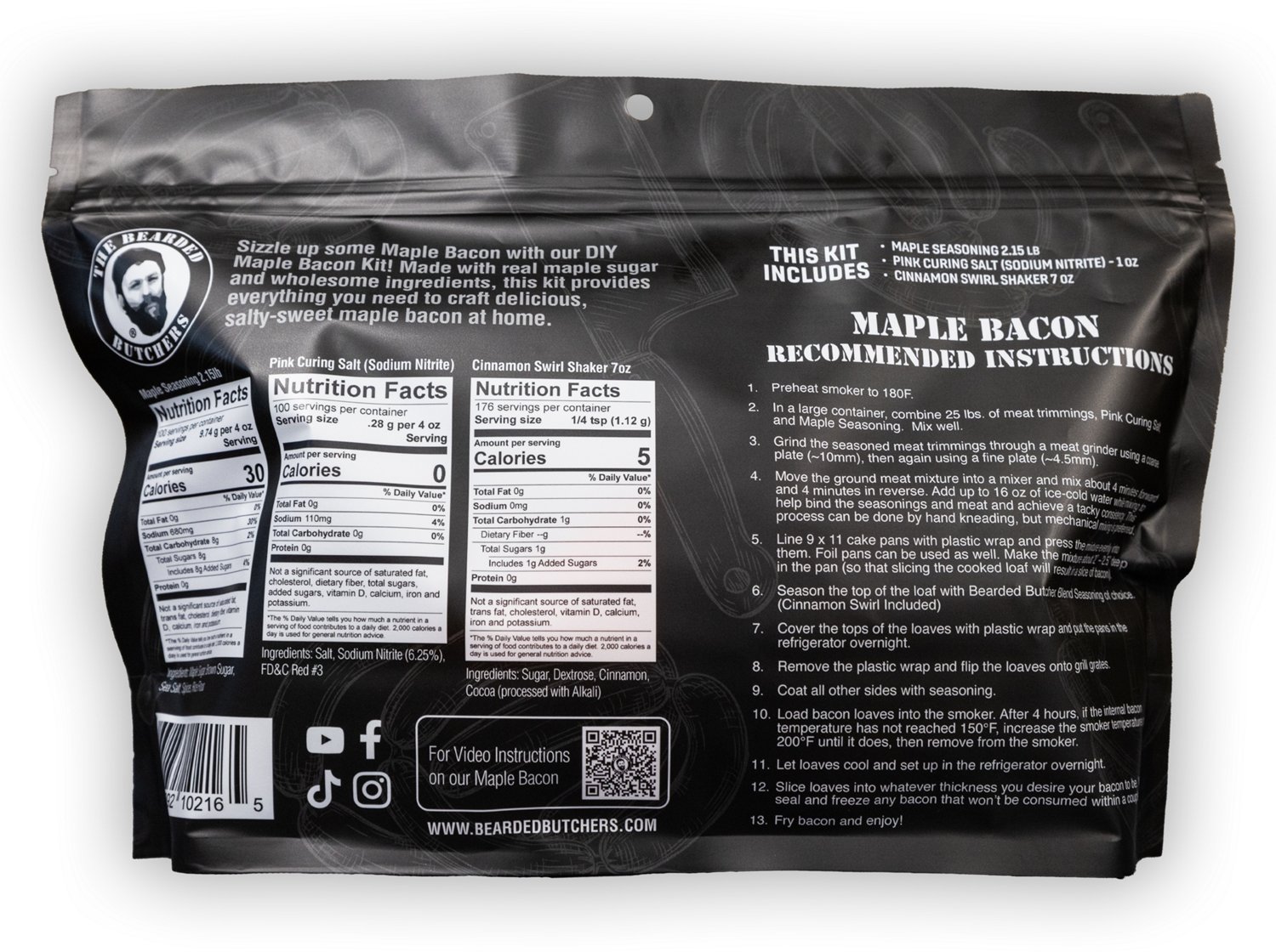 The Bearded Butchers Maple Bacon DIY Kit                                                                                         - view number 2