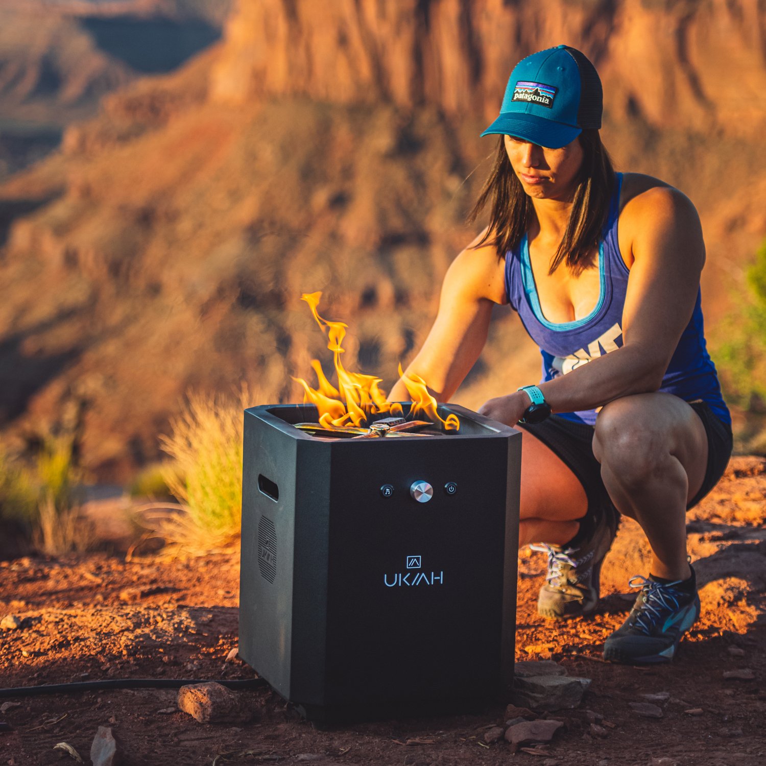 Ukiah Deluxe Beat to Music Fire Pit