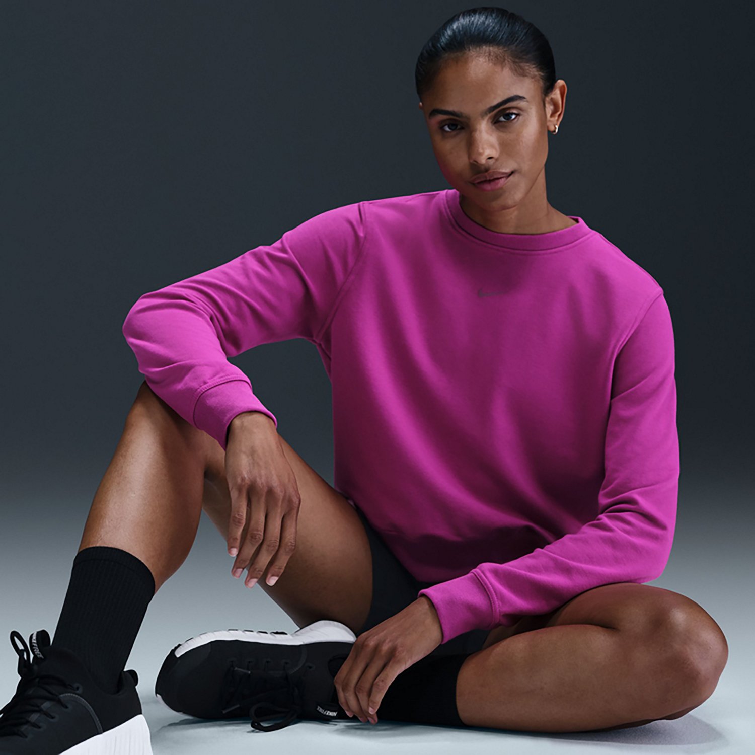 Nike Women's Dri-FIT Crew Neck French Terry Sweatshirt - view number 5