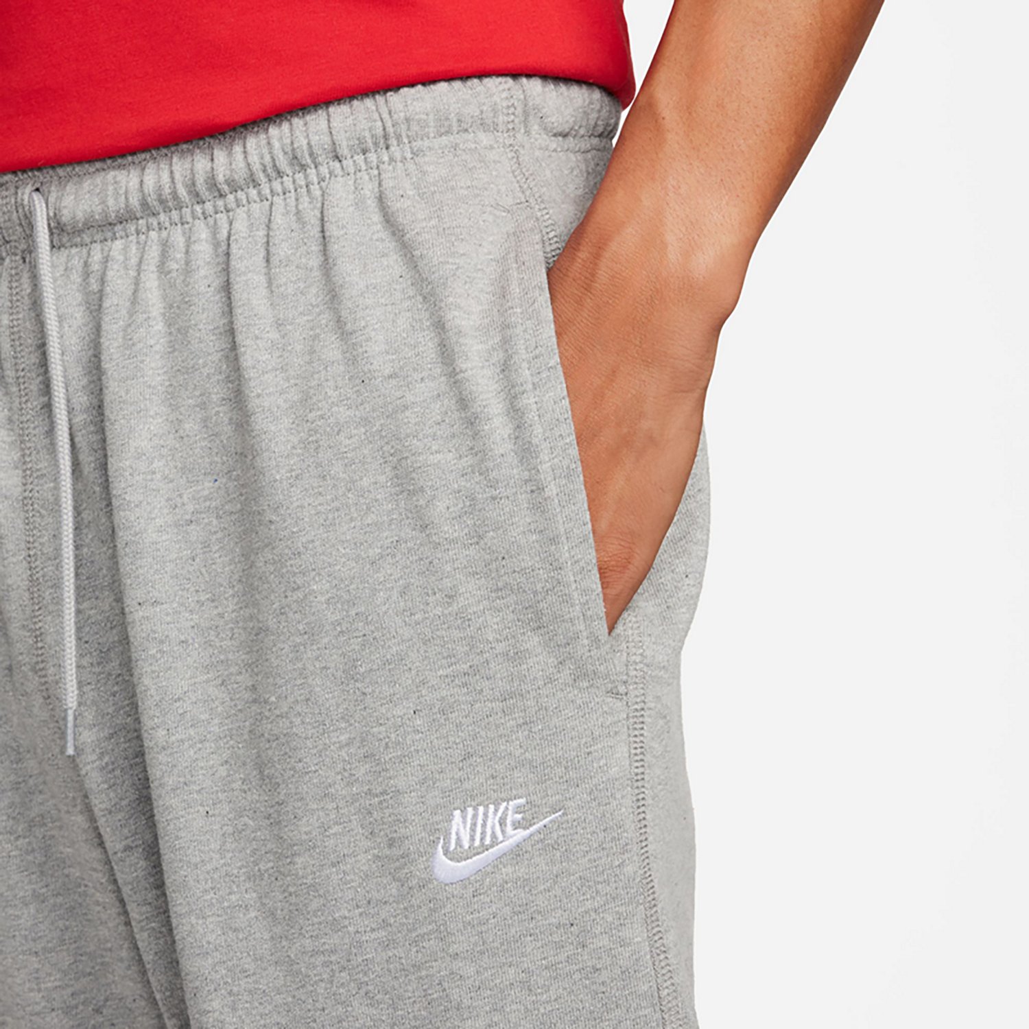 Nike Men's Nike Sportswear Club Knit Open-Hem Pants - view number 3