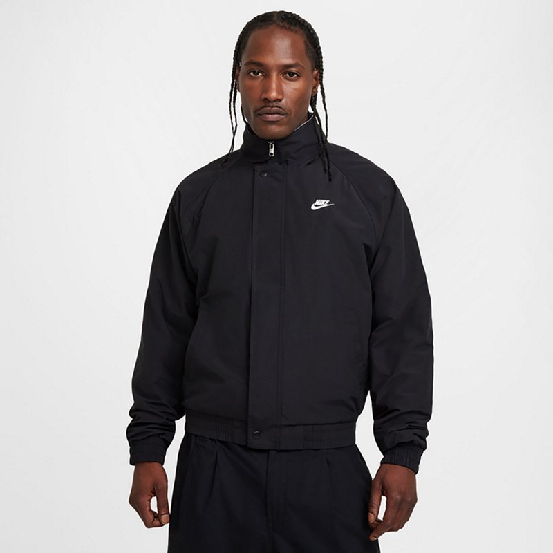 Nike Men's Club Futura Jacket Black/White, X-Large - Men's Athletic Fleece at Academy Sports