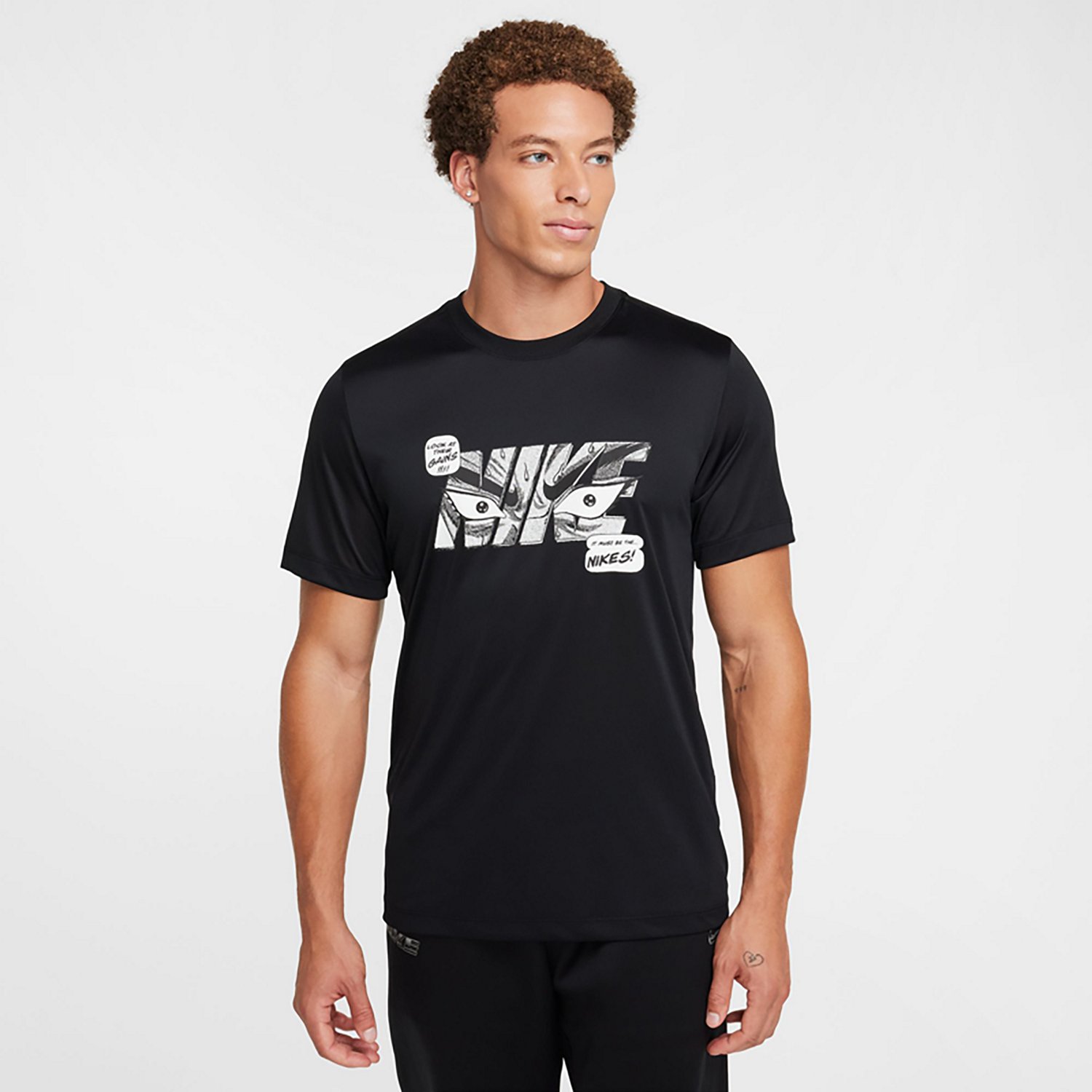 NIKE☆DRI-FIT ACADEMY TEE Nike Training T-Shirt Dri-FIT Academy - Obsidian/Volt/White