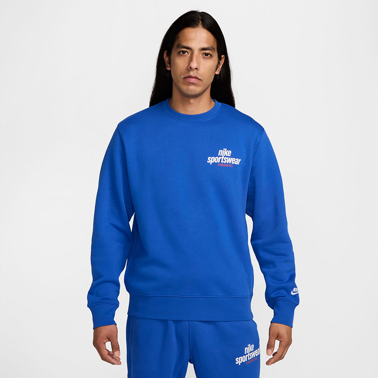 Nike Men's Club Fleece Crew GFX Sweatshirt
