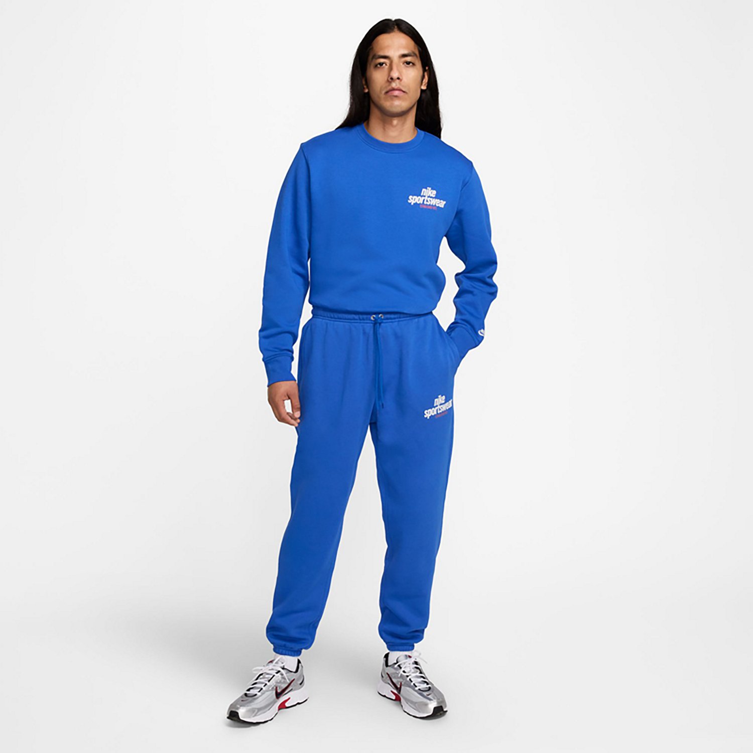 Nike Men's Club Fleece Crew GFX Sweatshirt - view number 4