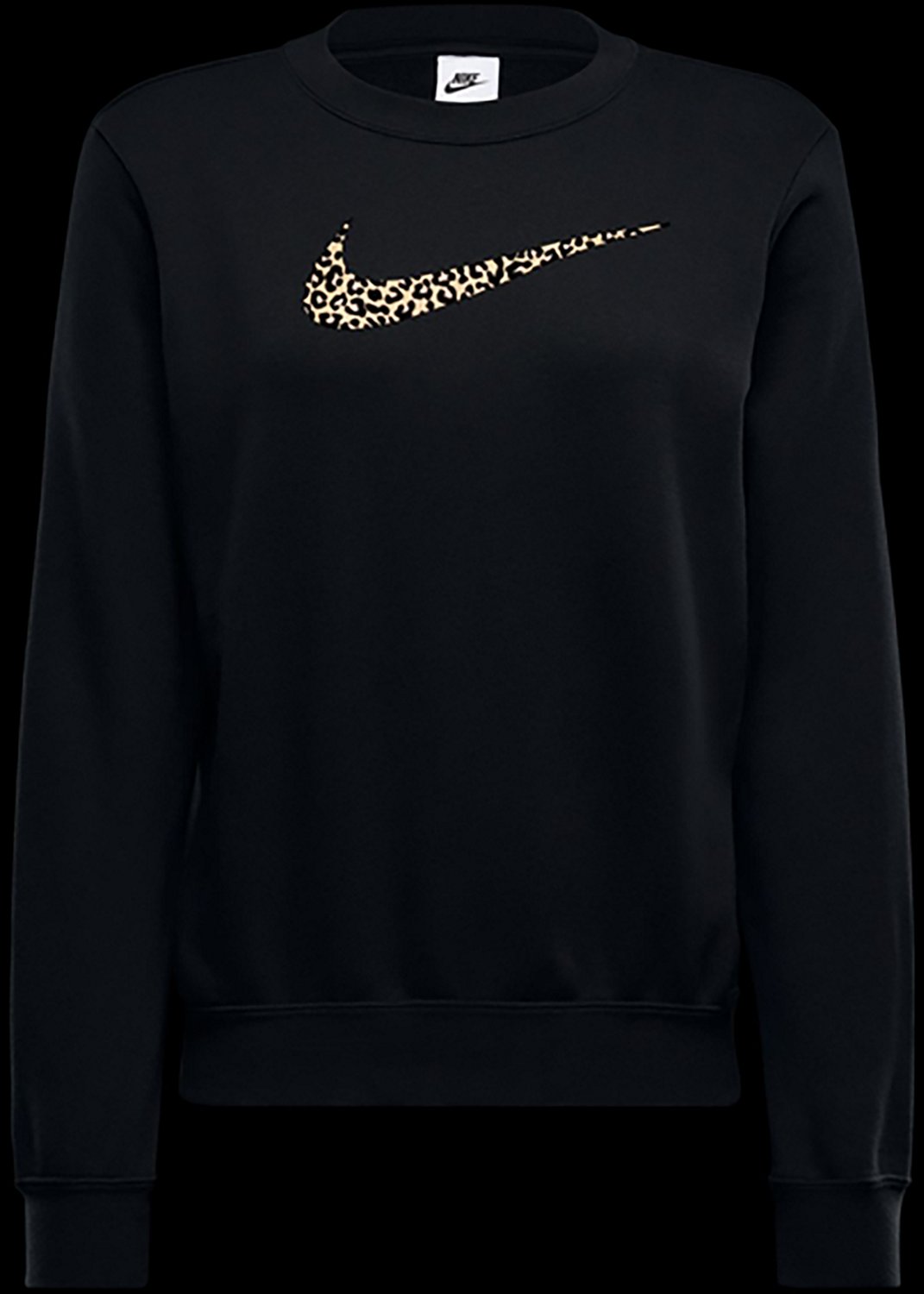 Nike Women's Sportswear Club Crew Leopard Sweatshirt