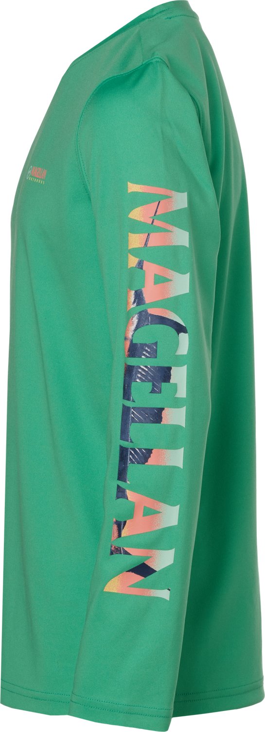 Magellan Outdoors Boys' Casting Crew Print Logo Fishing T-shirt - view number 5