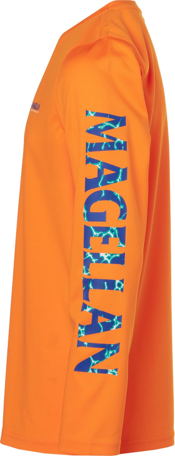 Magellan Outdoors Boys' Casting Crew Print Logo Fishing T-shirt - view number 5