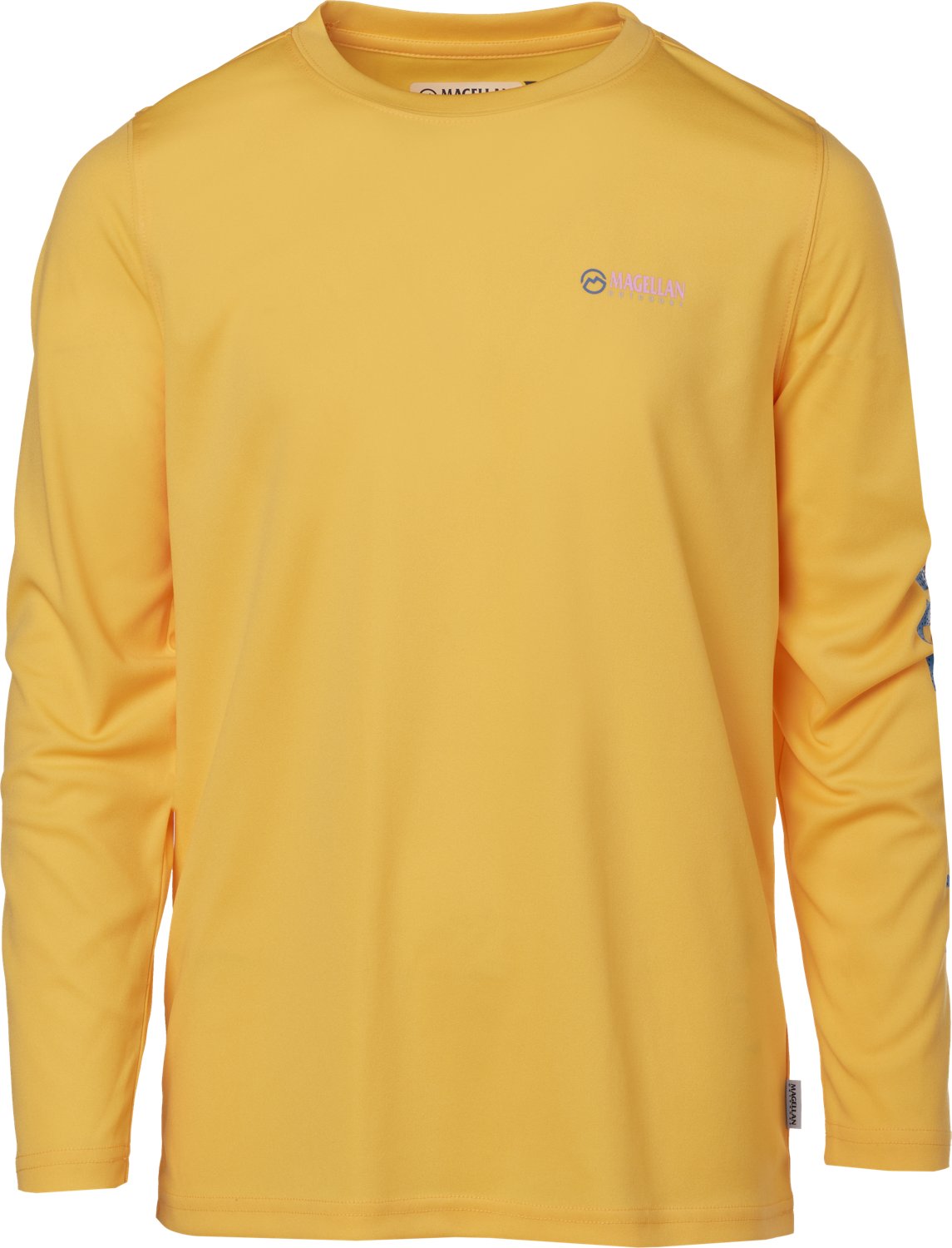 Magellan Outdoors Boys' Casting Crew Print Logo Fishing T-shirt                                                                  - view number 1