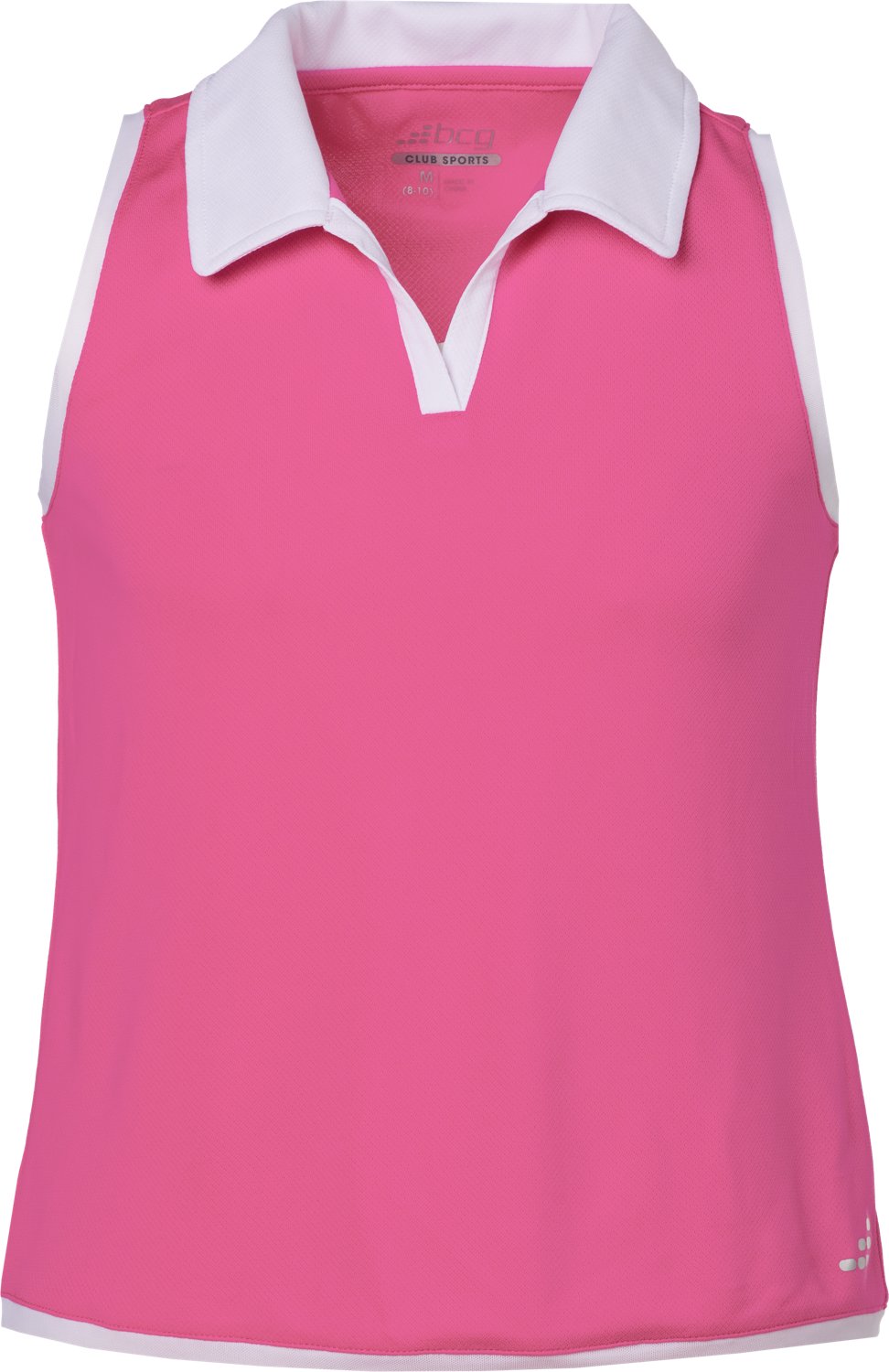 BCG Girls' Tennis Swing Sleeveless Polo Shirt                                                                                   