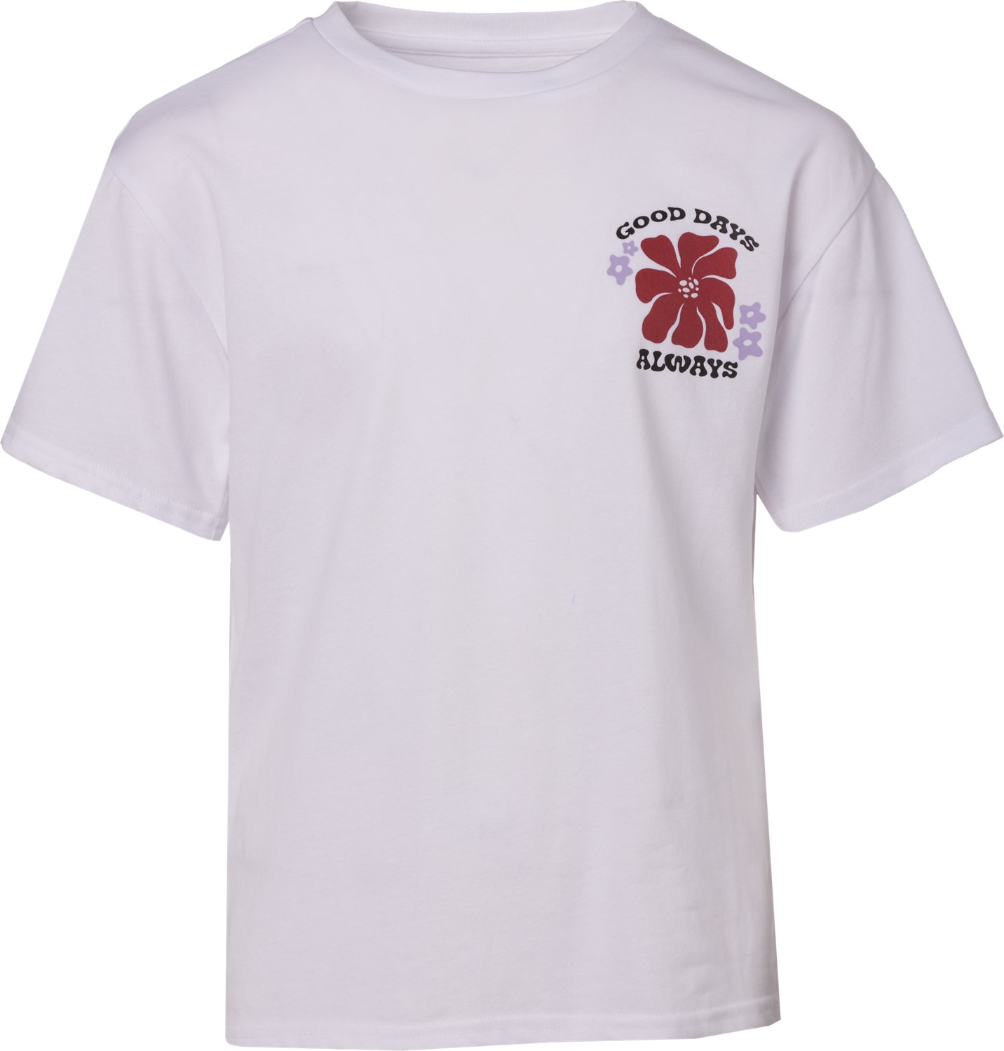 BCG Girls' Lifestyle Cotton Boxy Good Graphic T-shirt - view number 2