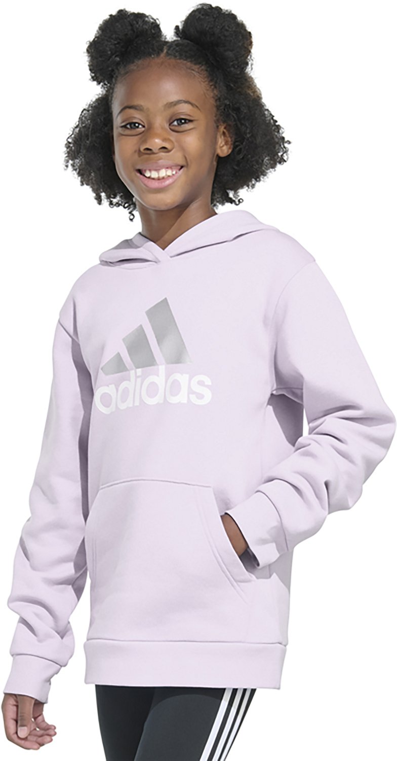 adidas Girls' Essential Graphic Pullover Hoodie - view number 3