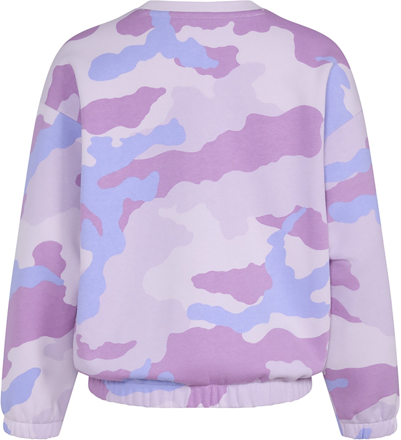 adidas Girls' All Over Print Crew Neck Pullover - view number 6