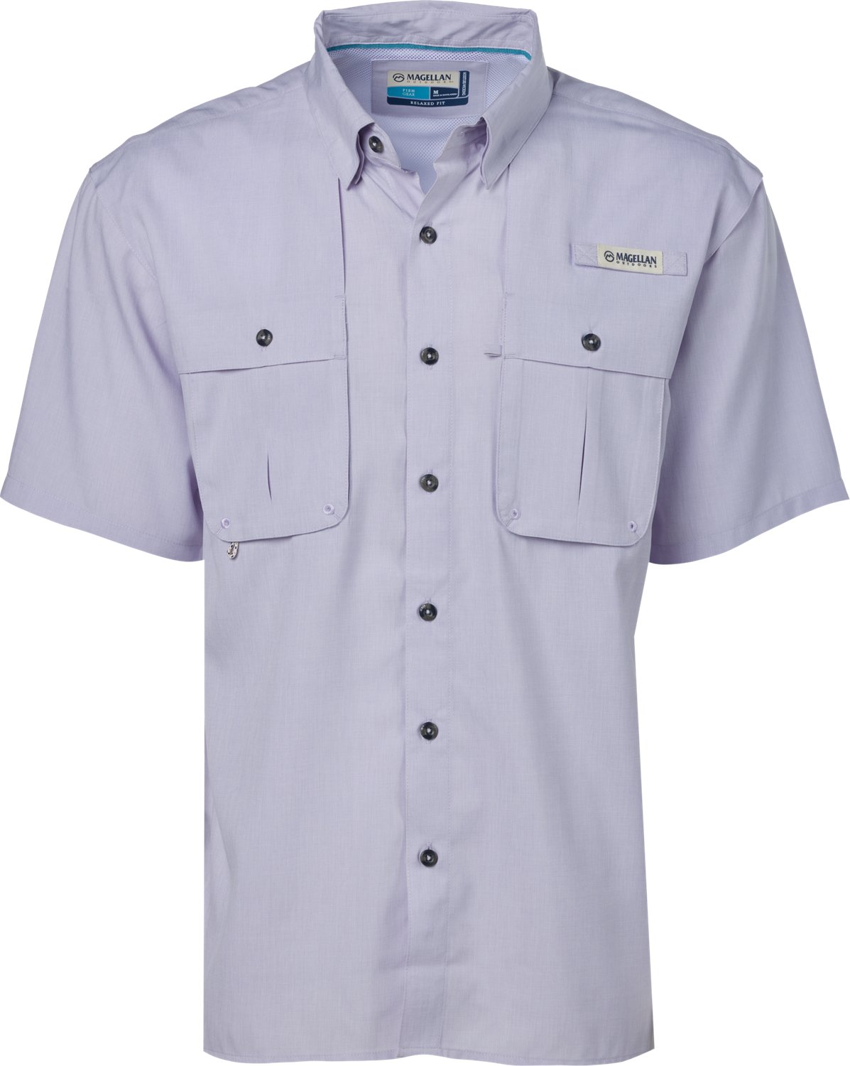 Magellan Outdoors Men's Aransas Pass Heather Short Sleeve Fishing Shirt - view number 3