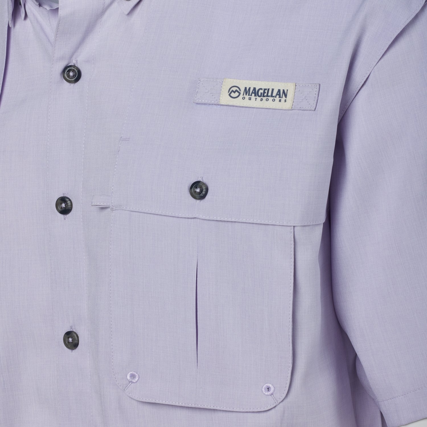 Magellan Outdoors Men's Aransas Pass Heather Short Sleeve Fishing Shirt - view number 5